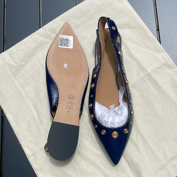 Tory Burch Kira Stud Slingback Flats - Picture 7 of 10